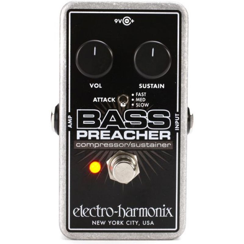 ELECTRO HARMONIX - Pedal de Bajo Compresor/Sustain Preacher Electro Harmonix