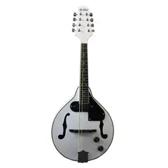 BILBAO - Mandolina Electroacústica Blanca M30T-Wh