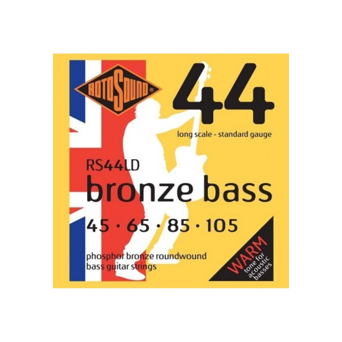 ROTOSOUND - Set Bajo Acústico 4 45-105 Rs44Ld