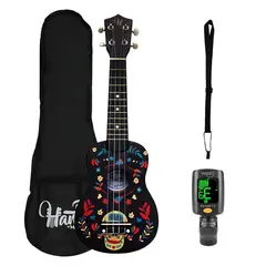 HANA - Pack Ukelele Soprano Ukatr+Funda+Afinador+strap Allegro