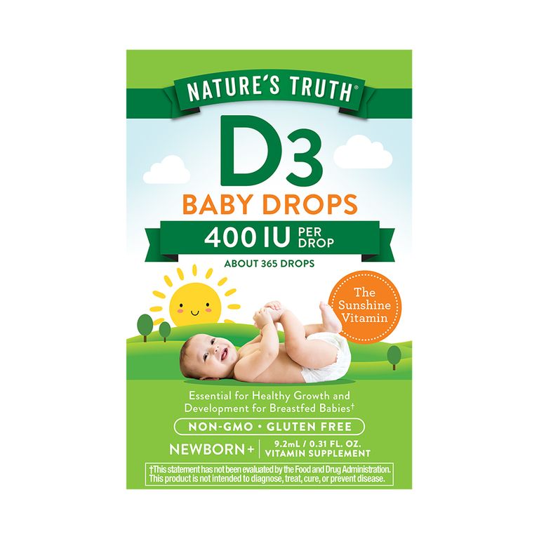 Vitamina D3 para Bebe 10mcg 400 UI Gotas 9,2ml