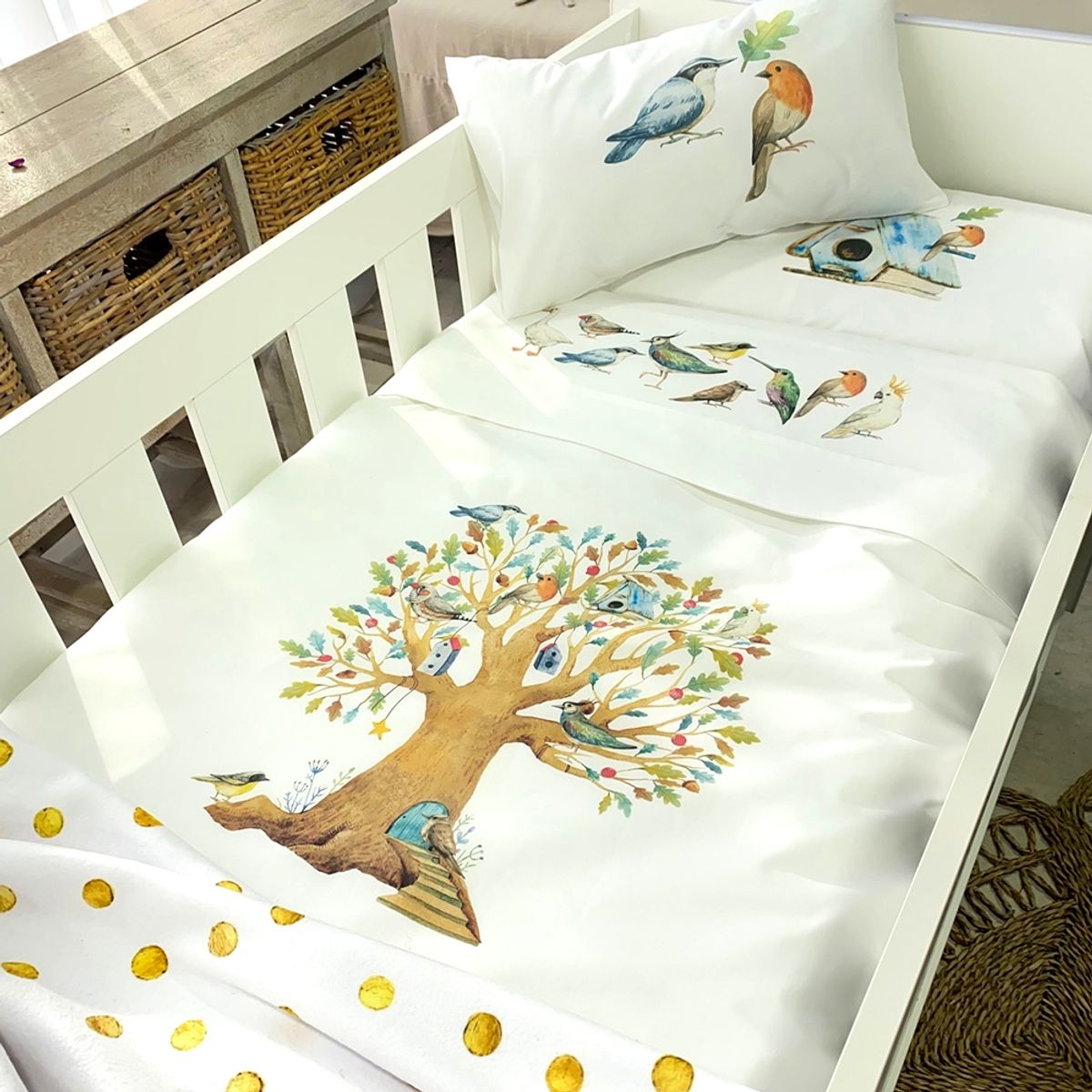 TUYO PRINT - Set Cuna Pack and Play La Pajarera - Tuyo Print