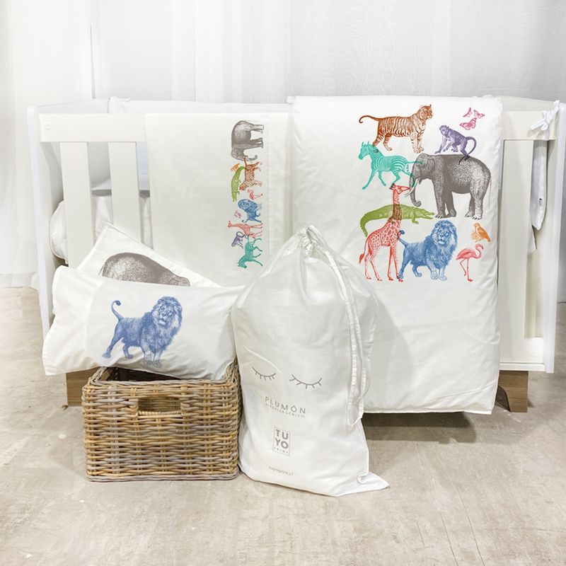 TUYO PRINT - Set Cuna Pack and Play Safari - Tuyo Print