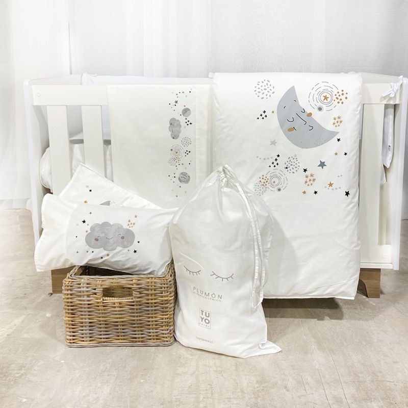 TUYO PRINT - Set Cuna Pack and Play Luna - Tuyo Print