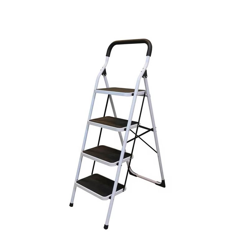 GENERICO - Escalera Metalica 4 Peldaños Plegable