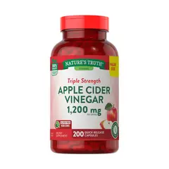NATURE'S TRUTH - Vinagre de Manzana 1200 Mg - 200 Cápsulas