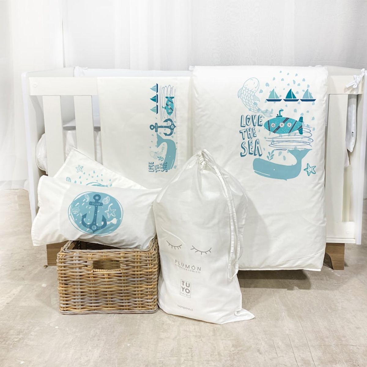TUYO PRINT - Set Cama Transición Marino - Tuyo Print