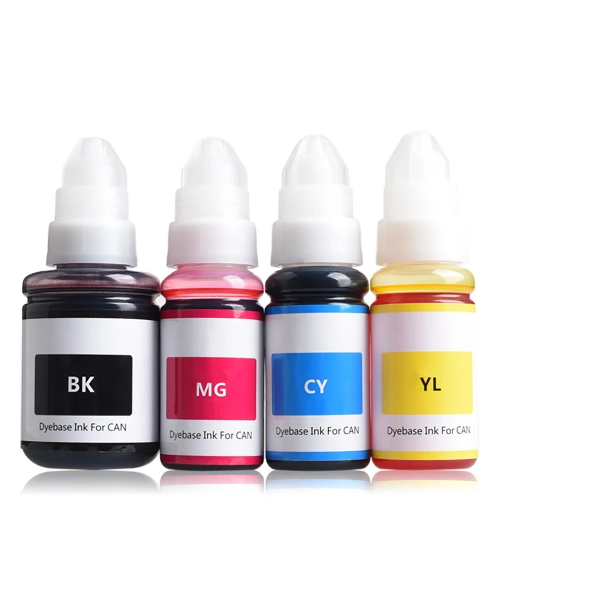 PREMIUM - Tinta GI 190 Pack 4 Colores Compatible con G2100 G2110 G3110 G4110