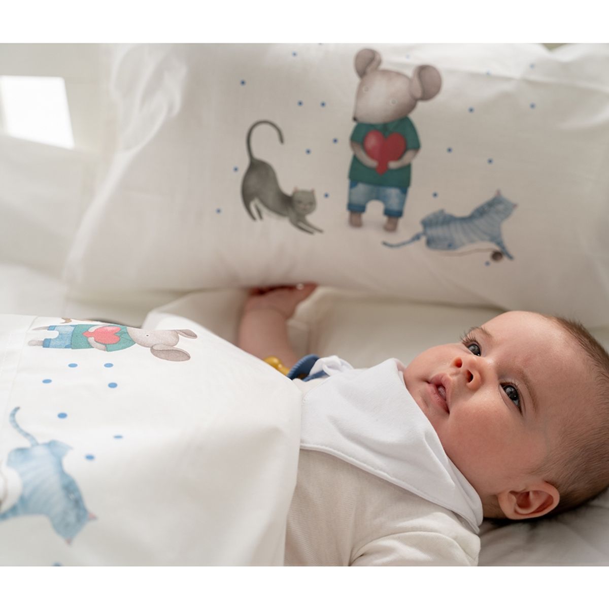 TUYO PRINT - Set Cama Transición Ratoncito - Tuyo Print