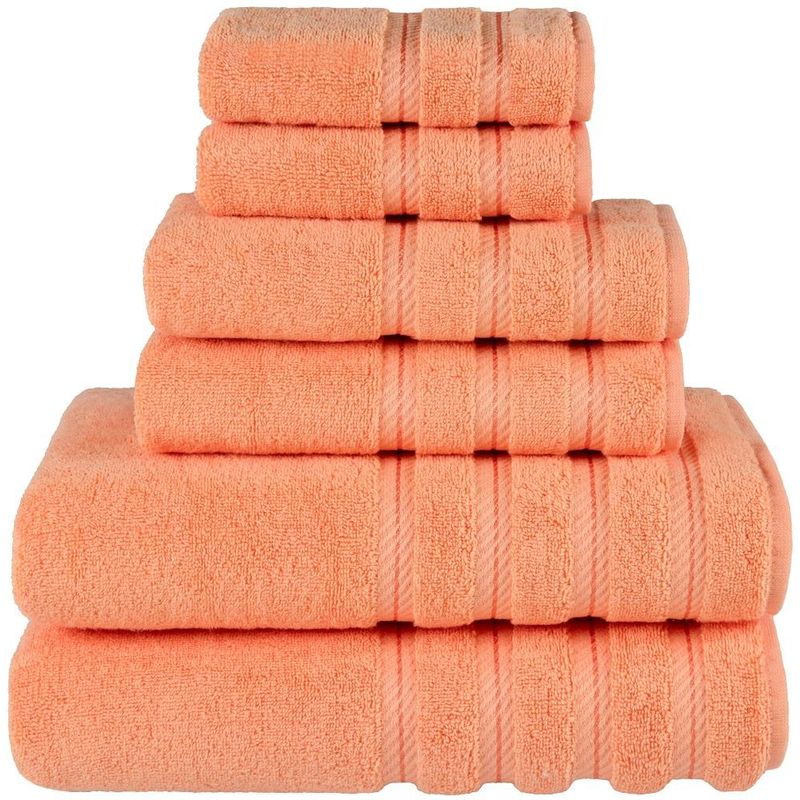 AMERICAN SOFT LINEN - Set De 6 Toallas Edison 100% Algodón Turco