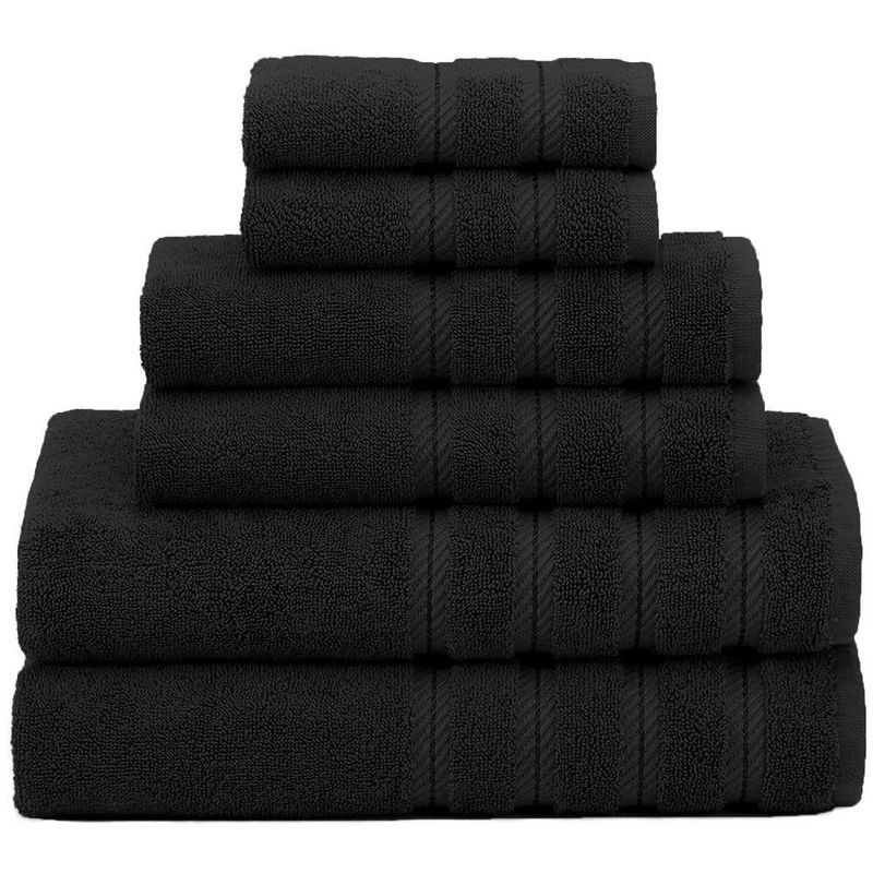 AMERICAN SOFT LINEN - Set De 6 Toallas Edison 100% Algodón Turco