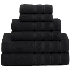 AMERICAN SOFT LINEN - Set De 6 Toallas Edison 100% Algodón Turco