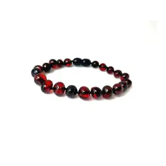 AMBARI - Pulsera adulto cherry