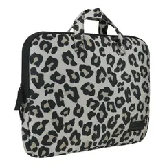 HEAD - Funda Laptop Bit 14" Animal Print Beige
