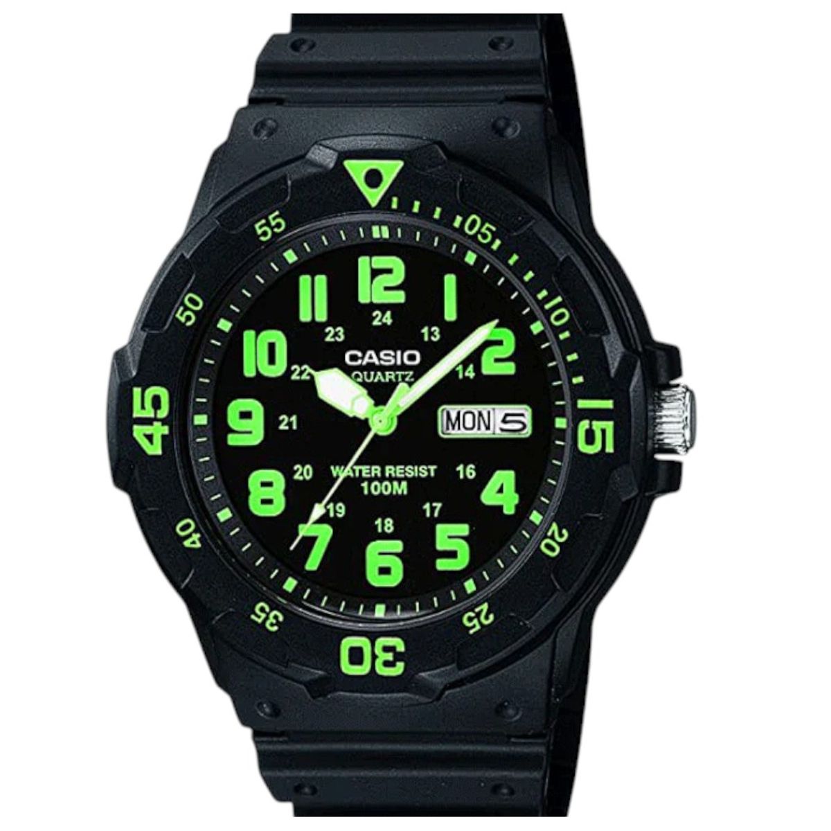 CASIO - Reloj Casio de Hombre Negro Mrw-200H-3Bvdf Black Fluor