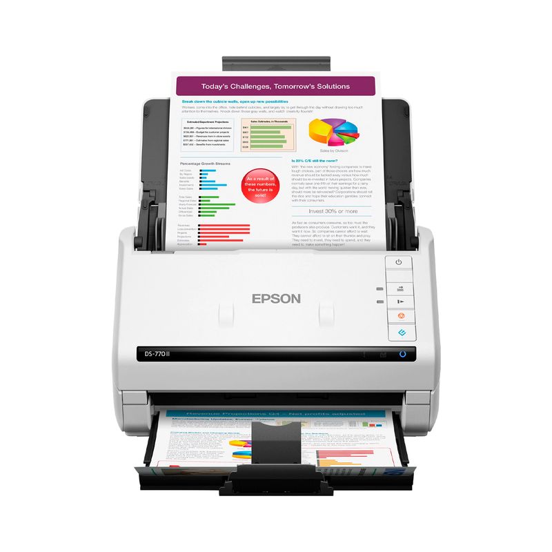 EPSON - Escáner De Documentos A Color WorkForce DS-770 II Dúplex