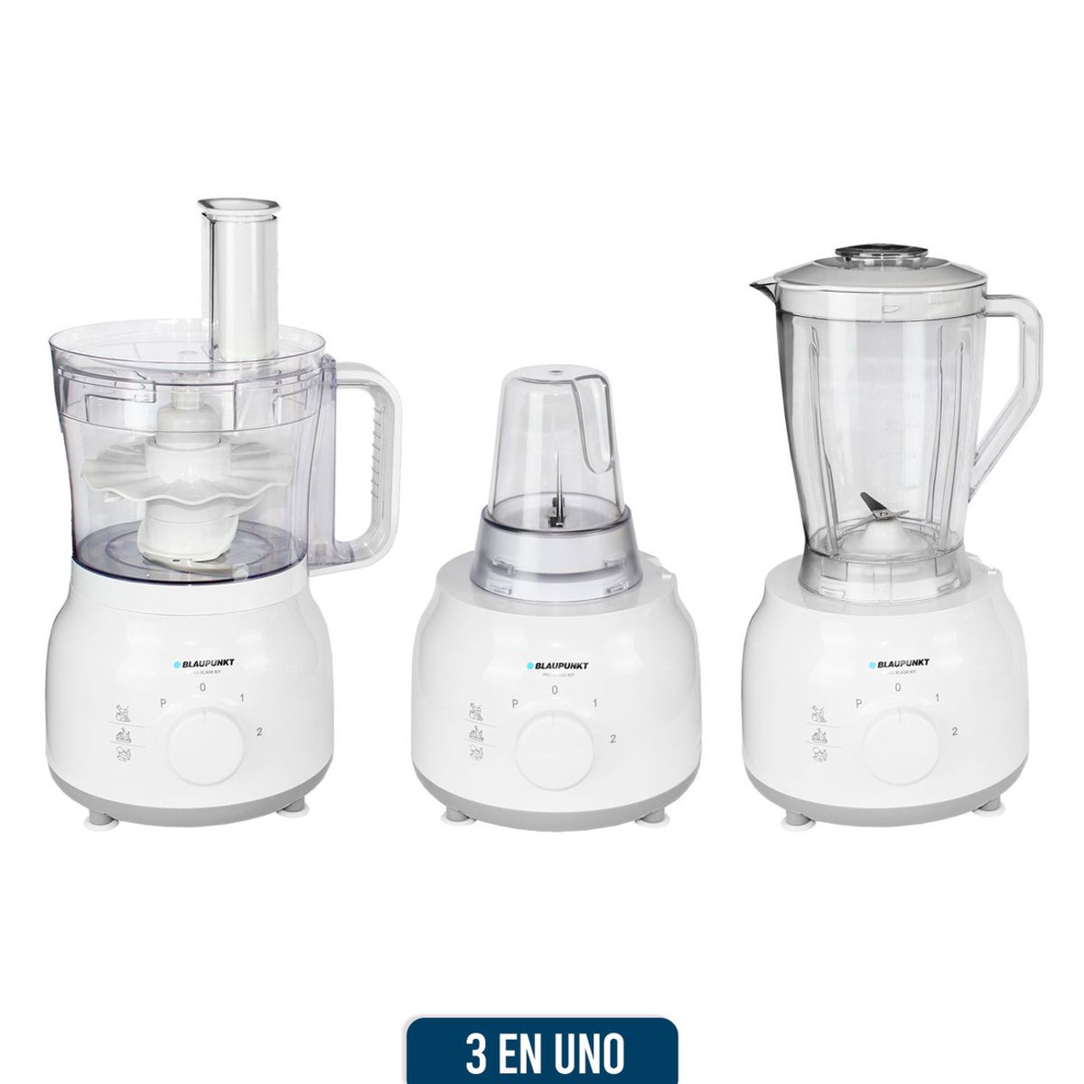 BLAUPUNKT - Procesadora de alimentos 3 en 1 Blaupunkt Problade Kit BLAUPUNKT