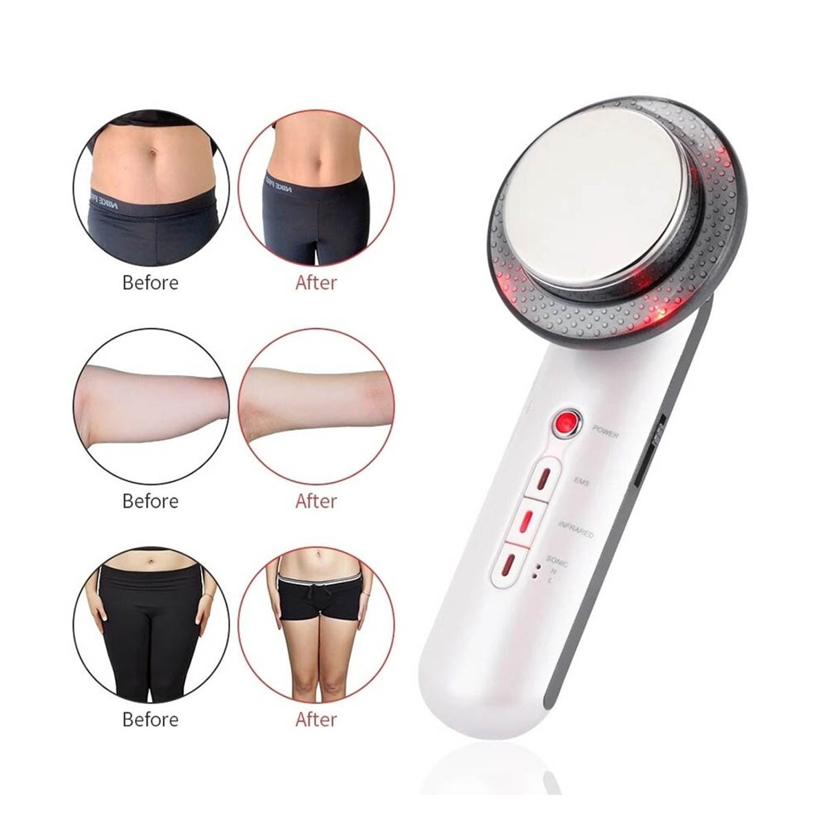 MUNDO ONLINE - Maquina Cavitacion 3 En 1 Ultrasonido Infrarrojo Anti Celulitis