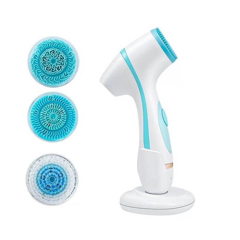 MUNDO ONLINE - Cepillo De Limpieza Facial Electrico 3 En 1 Exfoliante