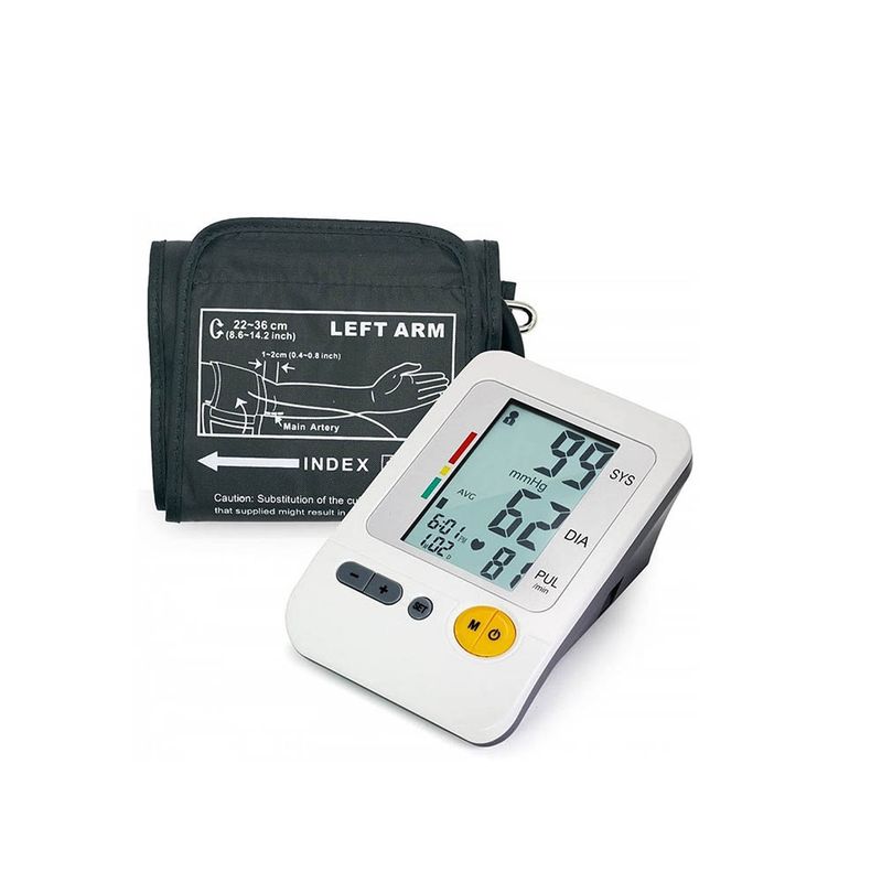 MUNDO ONLINE - Toma Presion Digital Brazo Tensiometro Arterial Pulso Ritmo Cardiaco