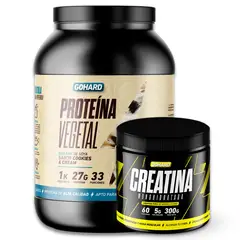 GOHARD - PROTEÍNA VEGETAL COOKIES PACK CREATINA MONOHIDRATADA 60 SV