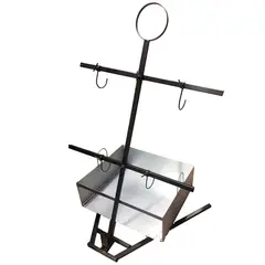 KAS - Asador Vertical con Fogón para Cordero al Palo