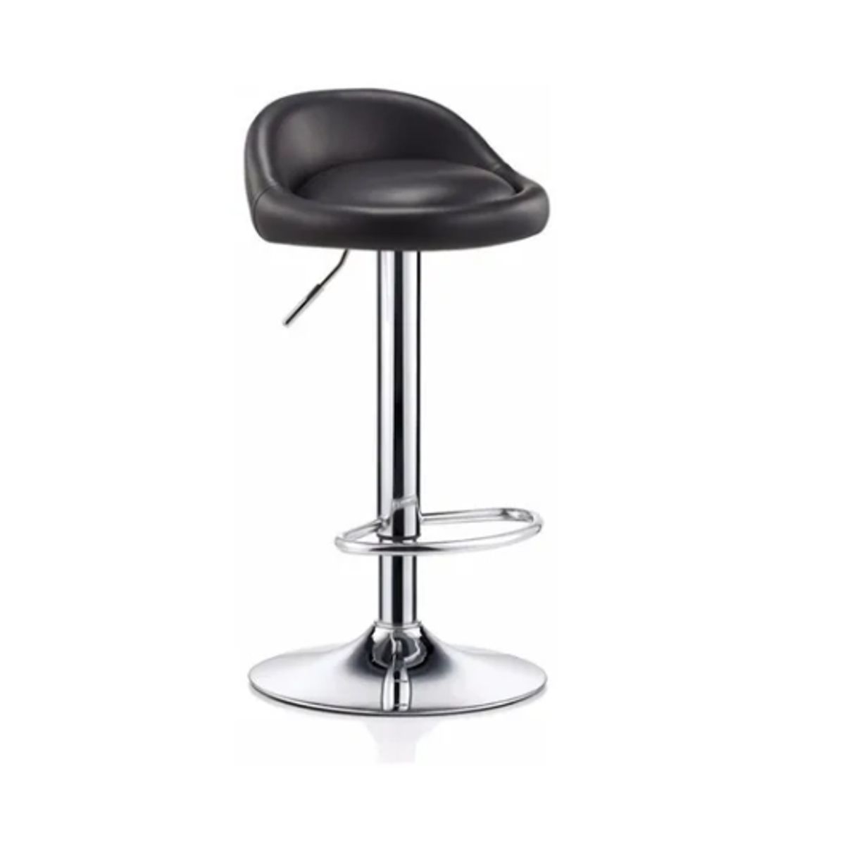 OFERTABKN - Silla Piso Bar Altura Regulable Taburete Negro