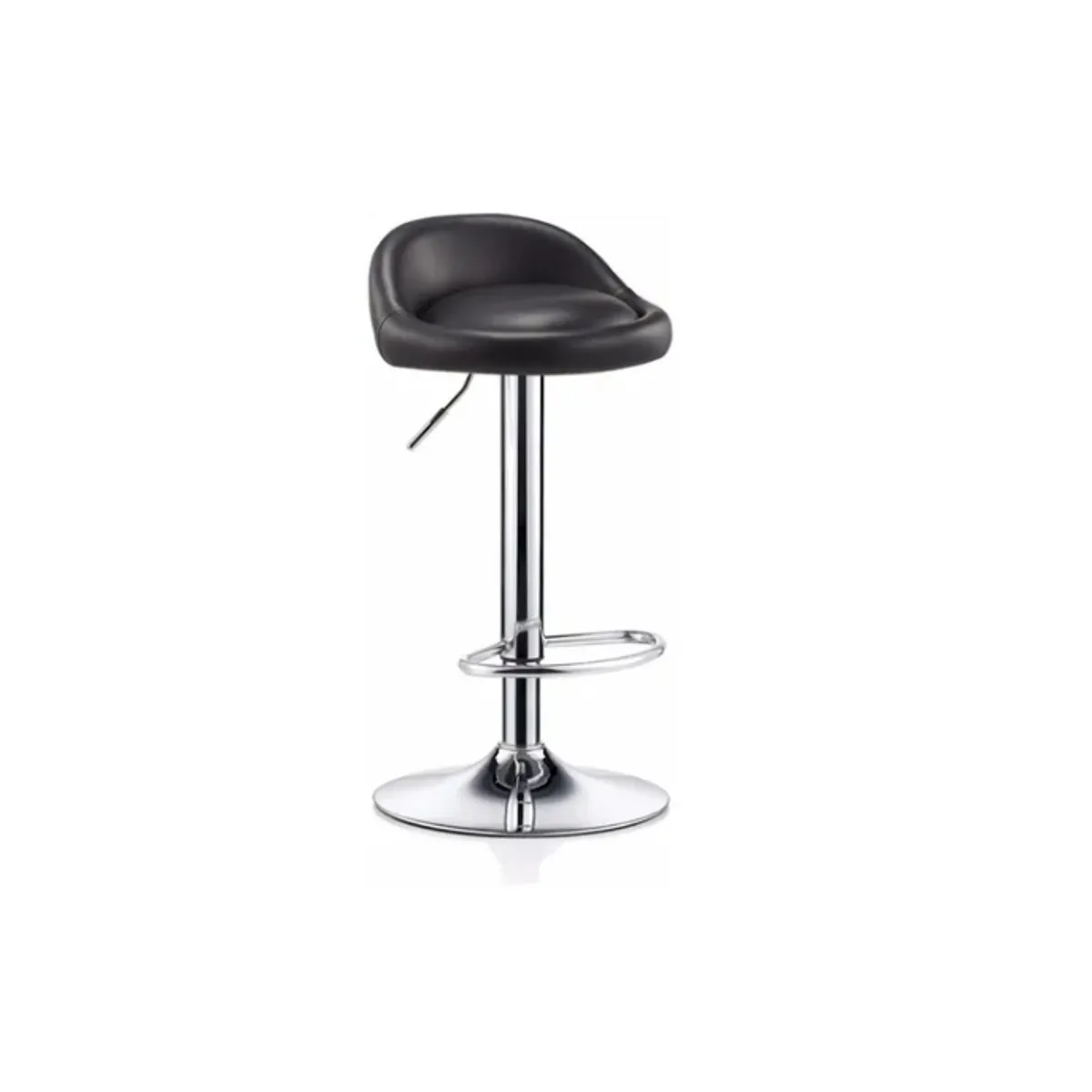 OFERTABKN - Silla Piso Bar Altura Regulable Taburete Negro
