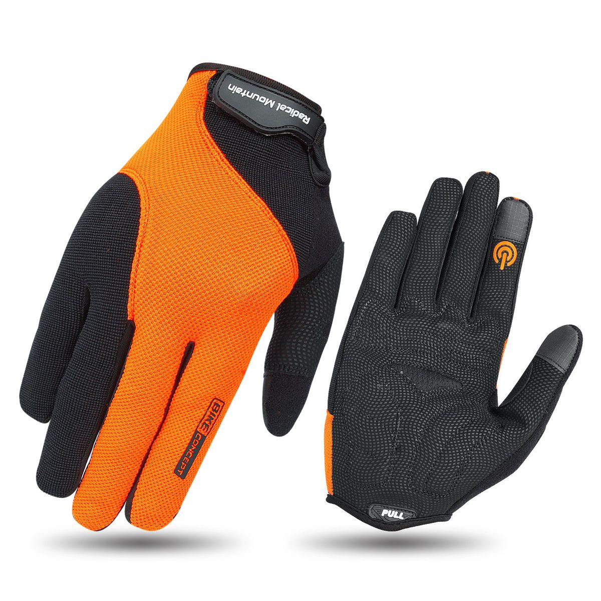 RADICAL MOUNTAIN - Guantes Radical Mountain Largo 9514 Naranjo M
