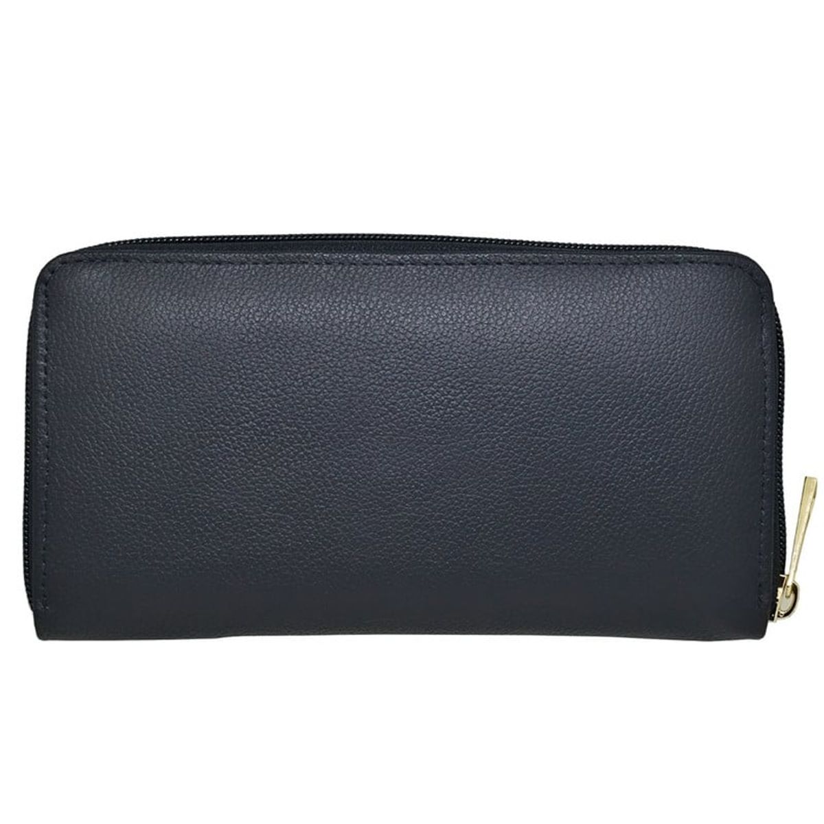 RIVIERA - Billetera de mujer  Cuero Natural Genuino Negro