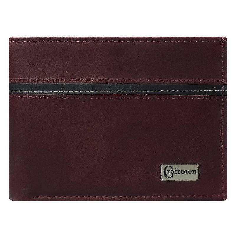 CRAFTMEN - Billetera de hombre Craftmen cuero natural genuino
