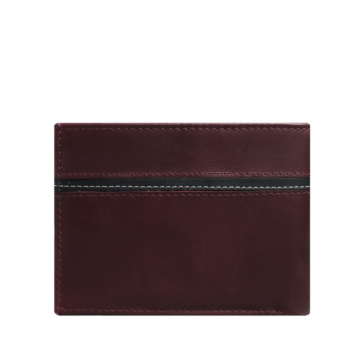 CRAFTMEN - Billetera hombre 100% cuero natural vinotinto Craftmen