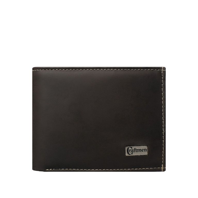 Billetera hombre 100% cuero natural cafe Cafe ...