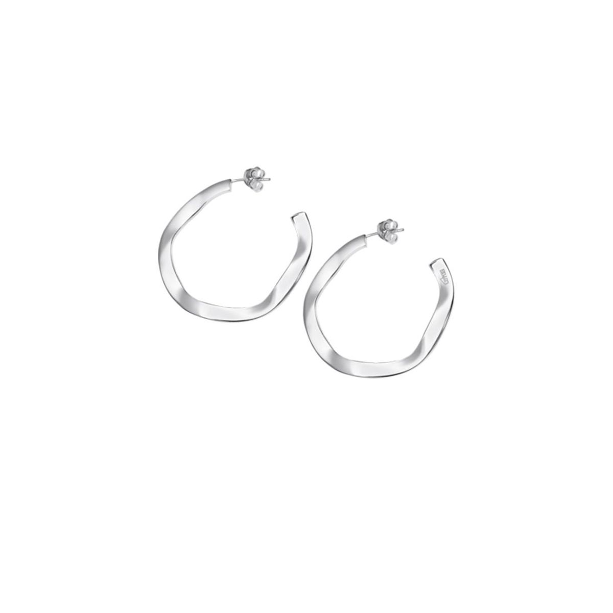 LOTUS SILVER - Aros LP3187-4/2 Lotus Silver Mujer Hoops