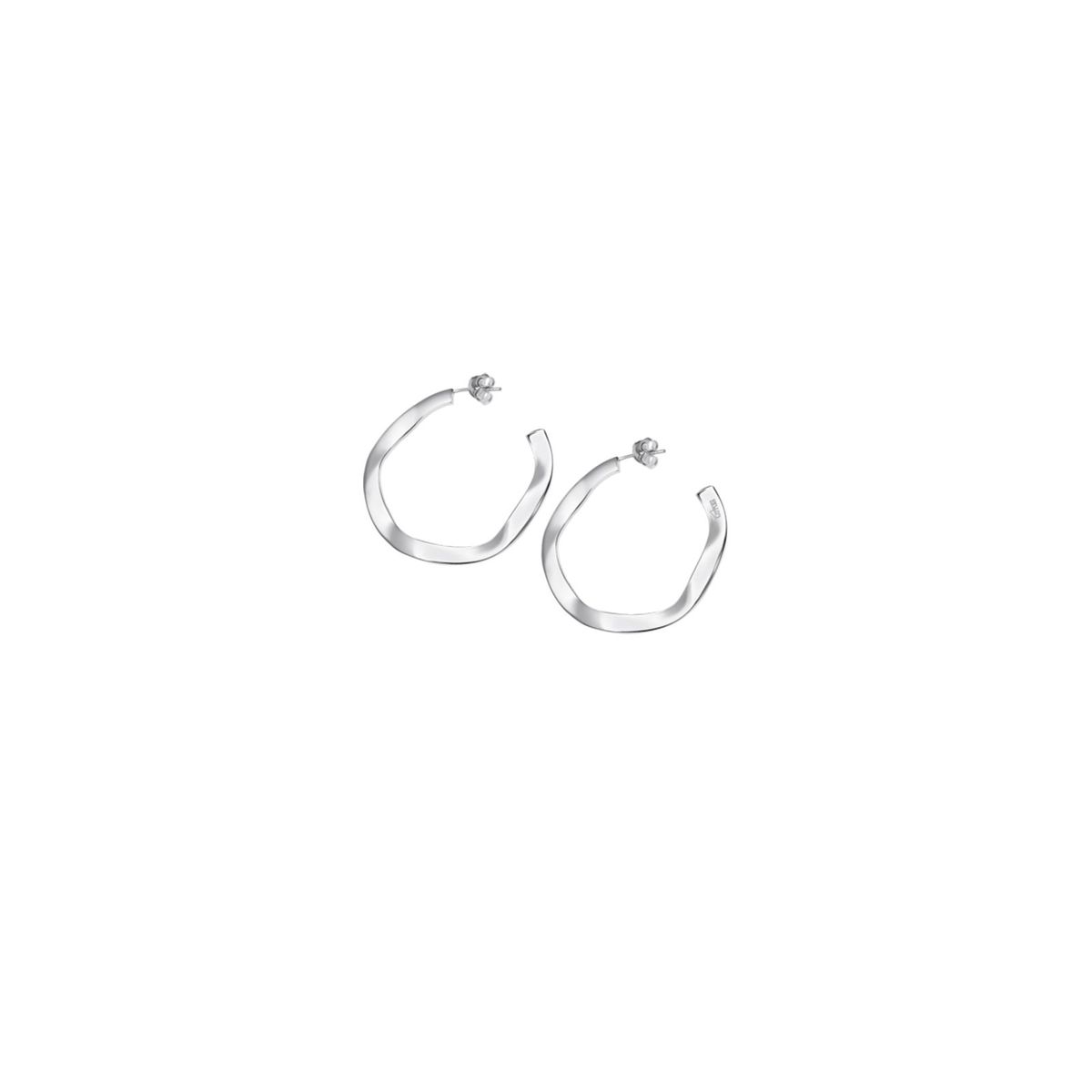 LOTUS SILVER - Aros LP3187-4/2 Lotus Silver Mujer Hoops