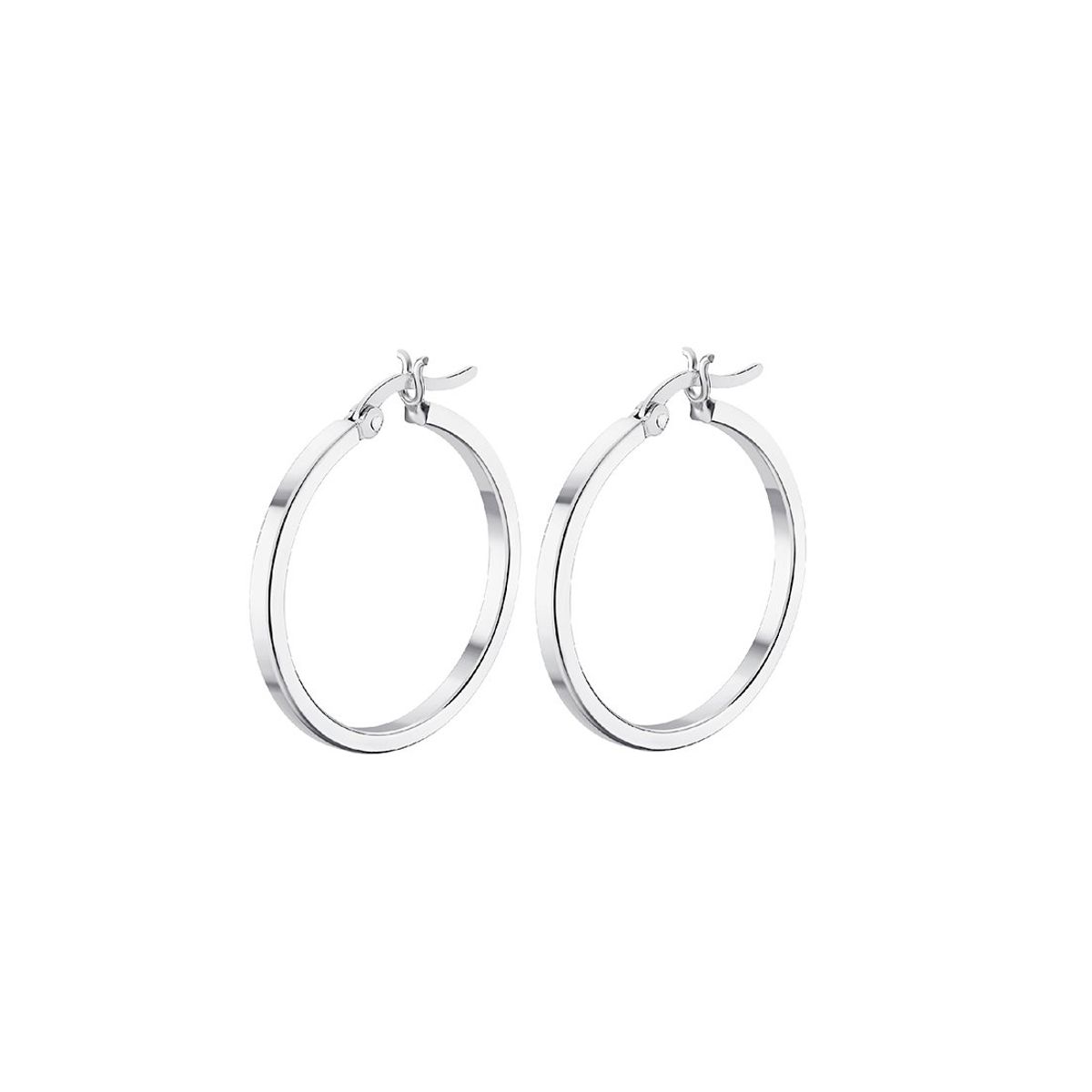 LOTUS SILVER - Aros LP3277-4/1 Lotus Silver Mujer Hoops