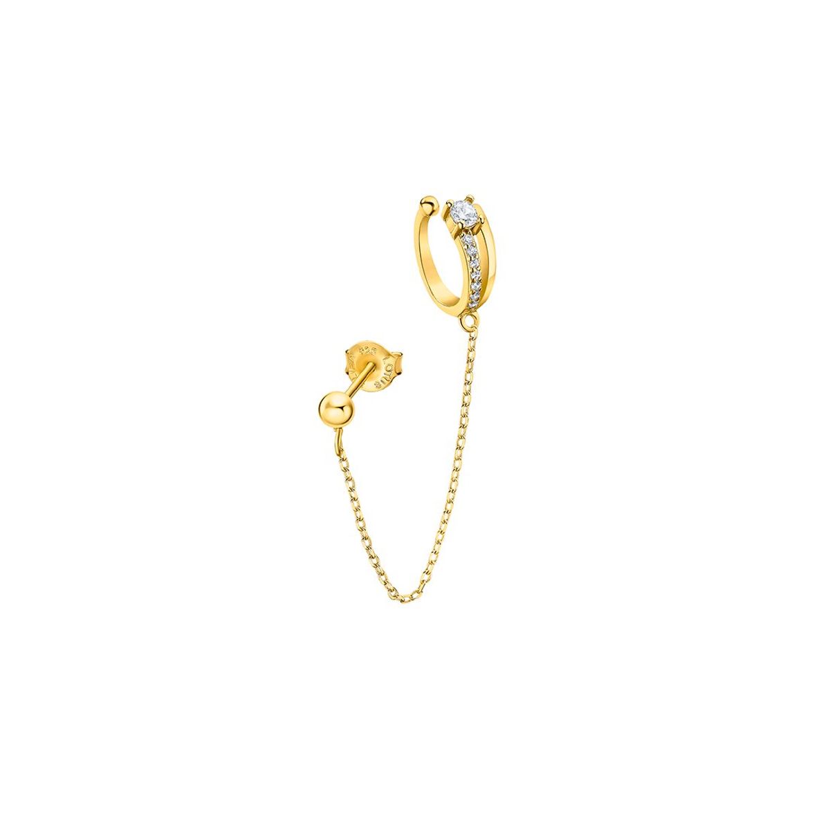 LOTUS SILVER - Ear Cuff LP3335-9/2 Lotus Silver Mujer Ear Party