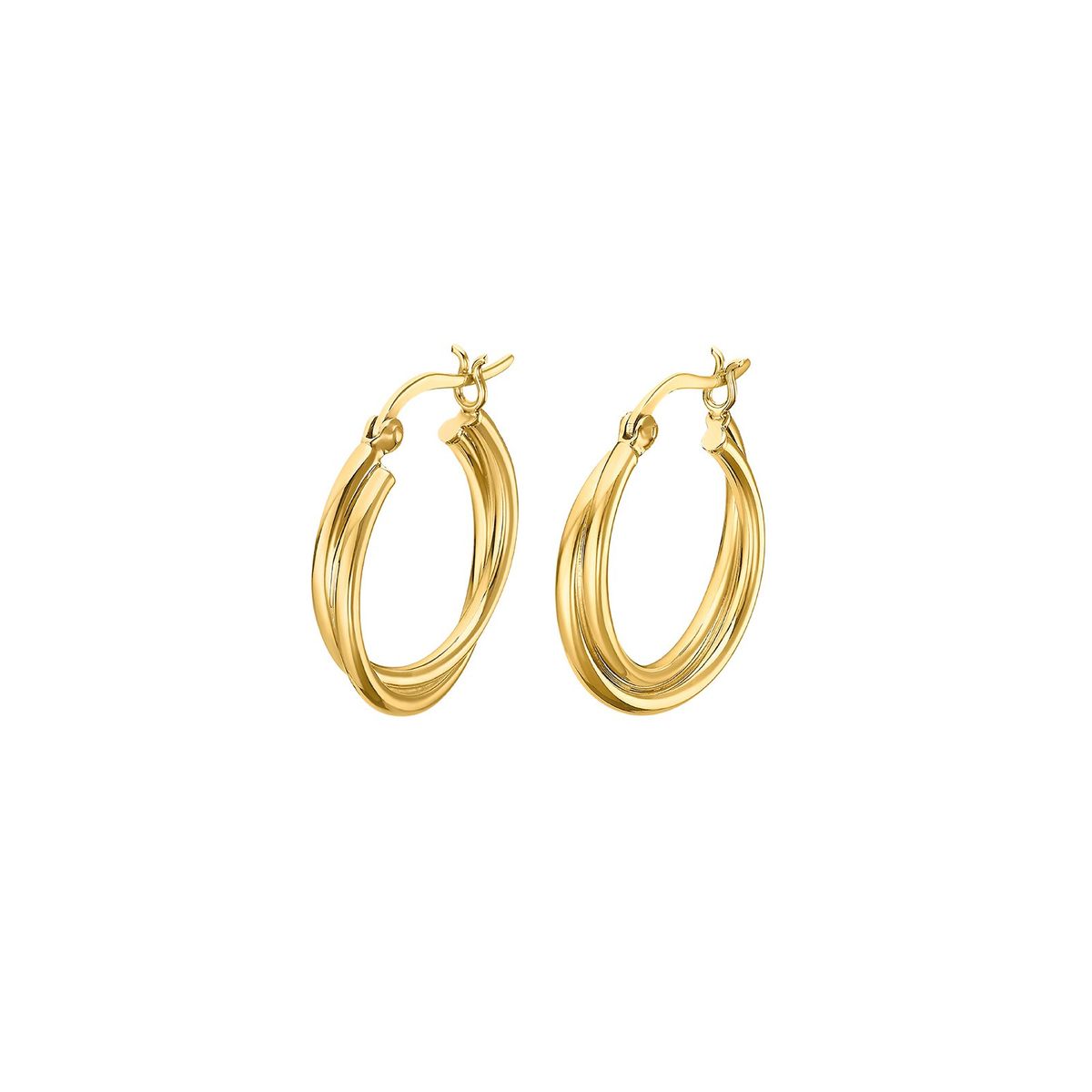 LOTUS SILVER - Aros LP3385-4/2 Lotus Silver Mujer Hoops