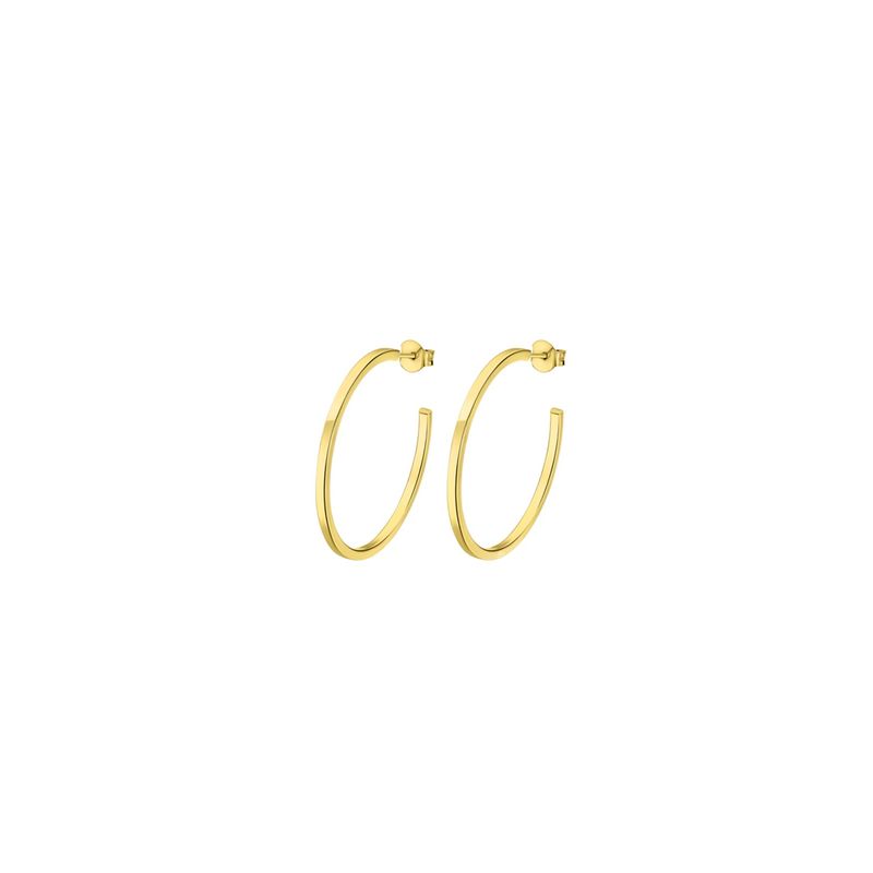 LOTUS SILVER - Aros LP3203-4/6 Lotus Silver Mujer Hoops