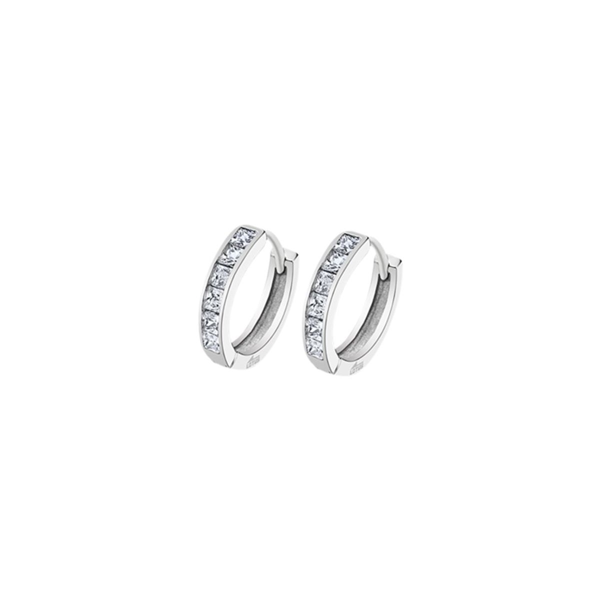 LOTUS SILVER - Aros LP3396-4/1 Lotus Silver Mujer Hoops