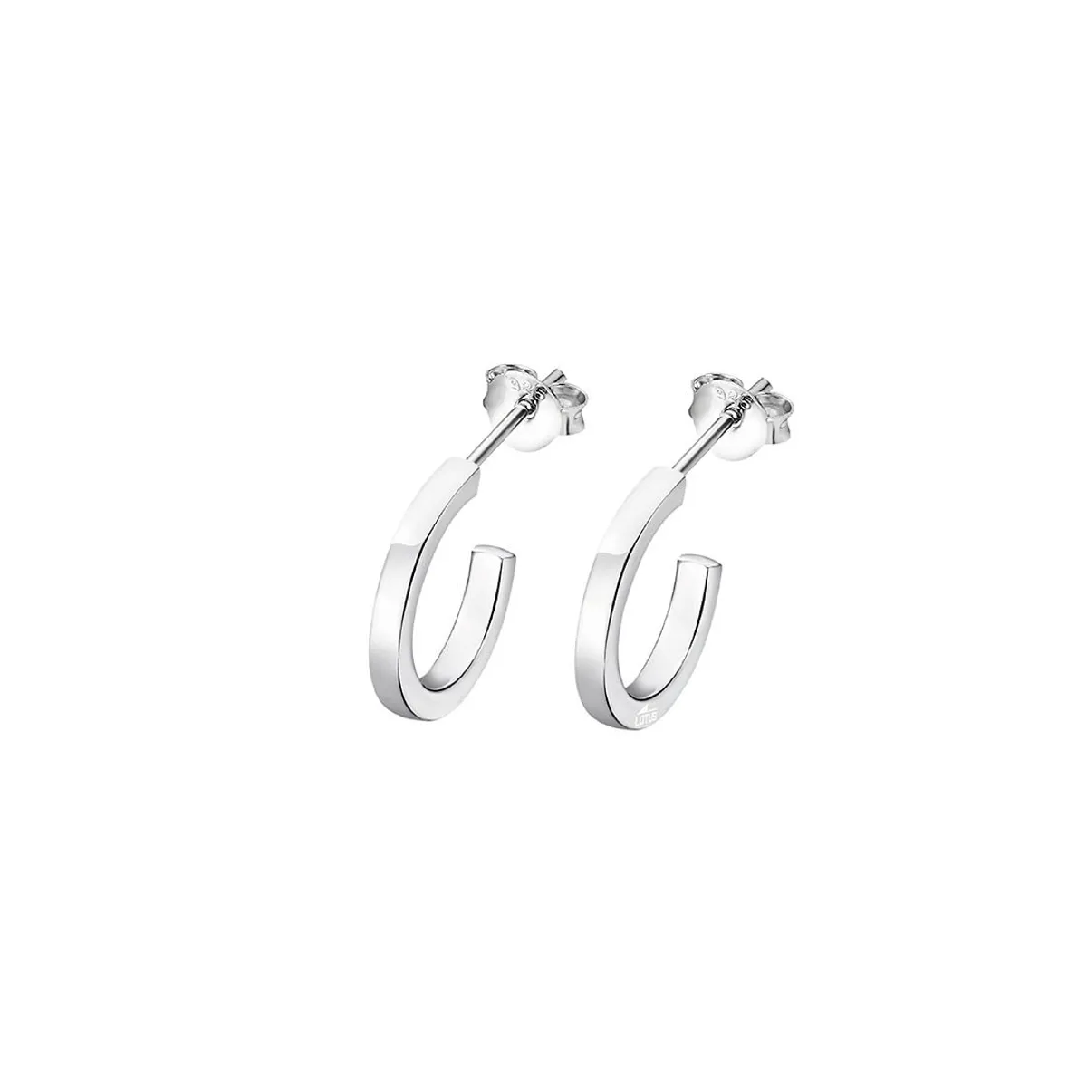 LOTUS SILVER - Aros LP3203-4/1 Lotus Silver Mujer Hoops