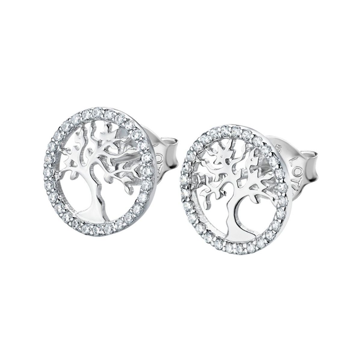 LOTUS SILVER - Aros LP1778-4/1 Lotus Silver Mujer Tree of Life