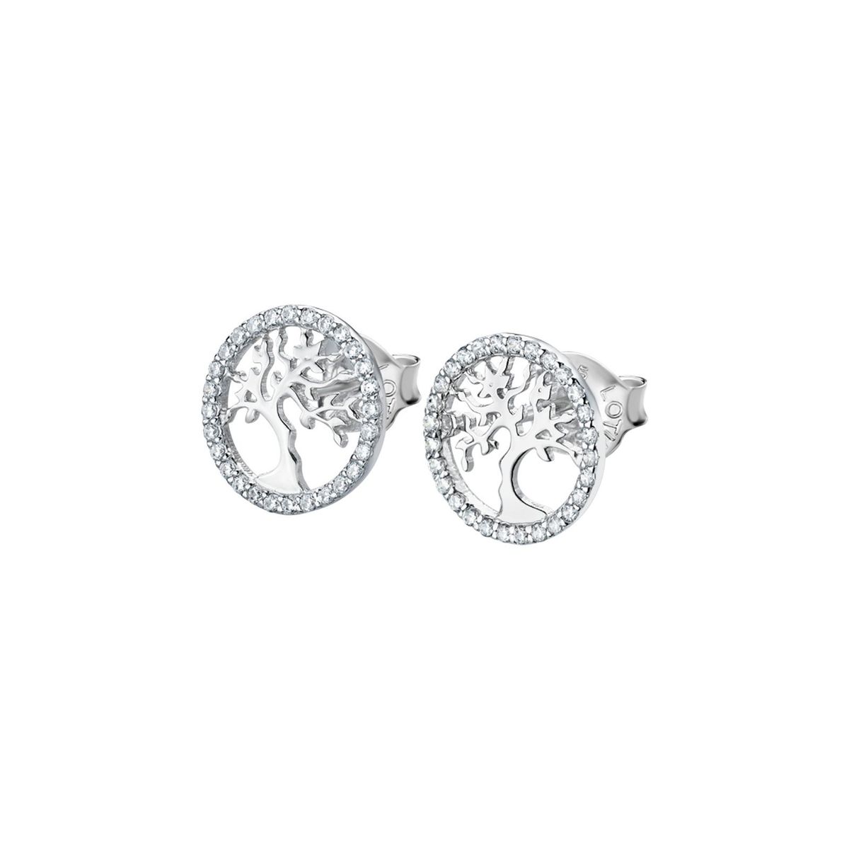 LOTUS SILVER - Aros LP1778-4/1 Lotus Silver Mujer Tree of Life
