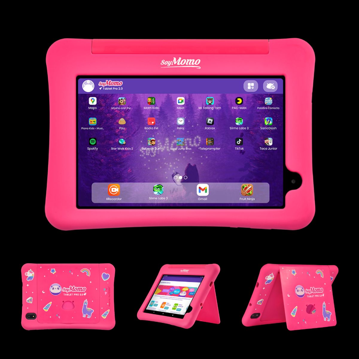 SOYMOMO - Tablet Niños SoyMomo PRO 2.0 9" 64 GB Rosado - Control Parental
