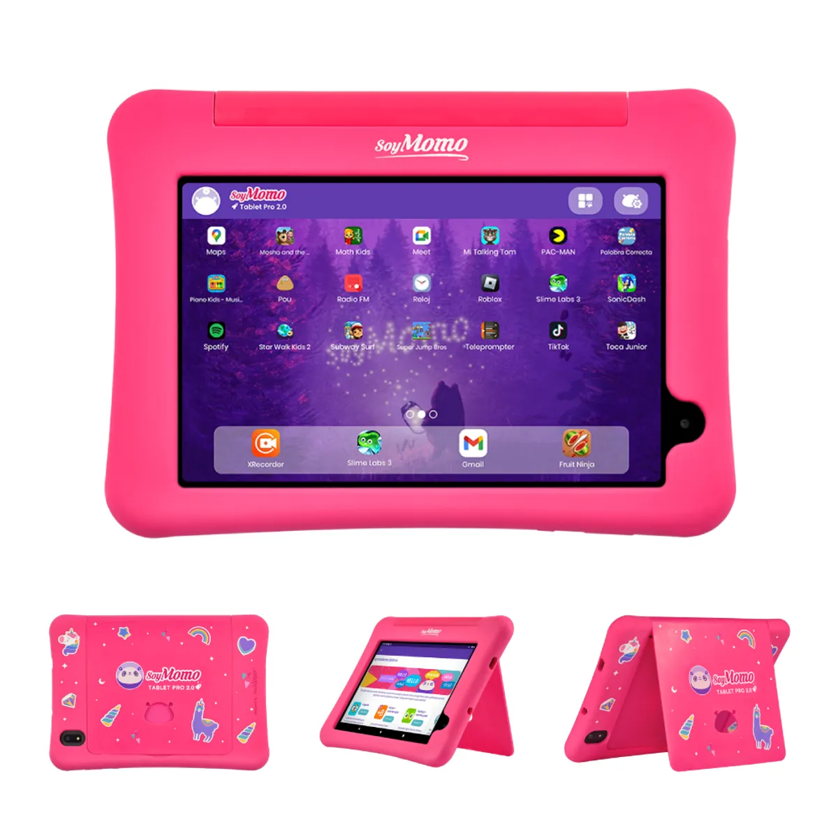 SOYMOMO - Tablet Niños SoyMomo PRO 2.0 9" 64 GB Rosado - Control Parental