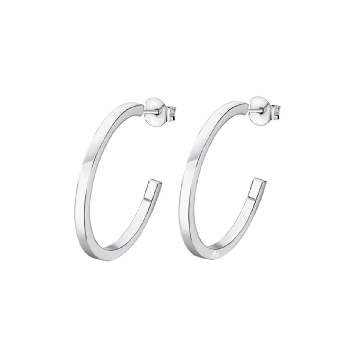 LOTUS SILVER - Aros LP3203-4/2 Lotus Silver Mujer Hoops