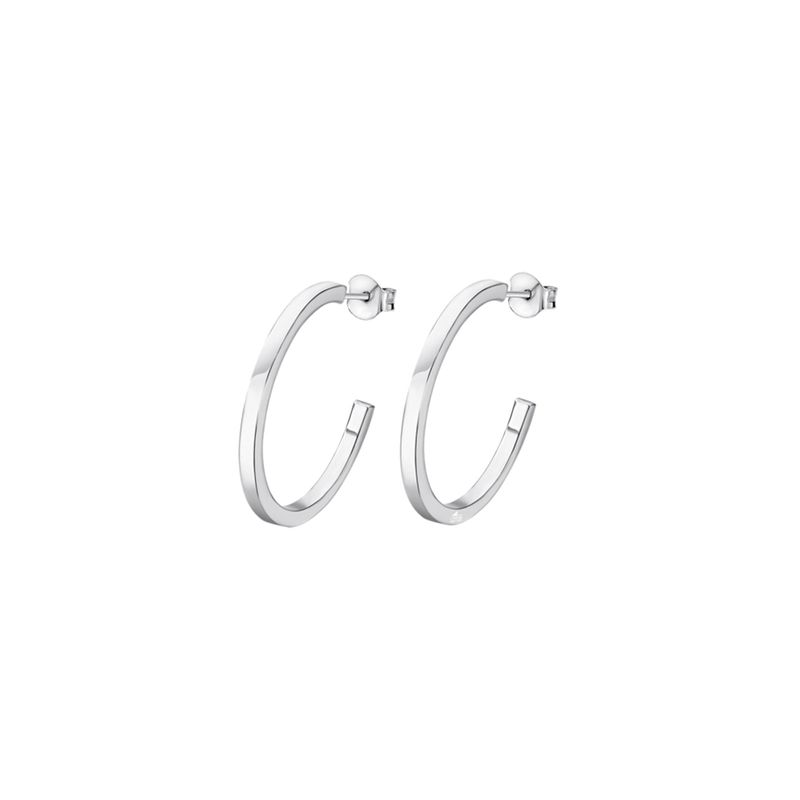 LOTUS SILVER - Aros LP3203-4/2 Lotus Silver Mujer Hoops