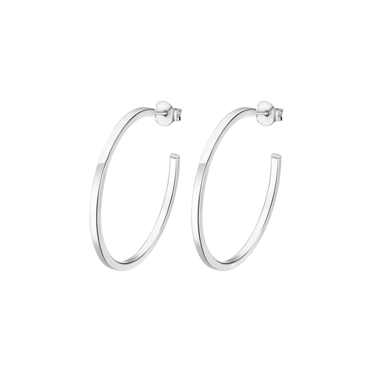 LOTUS SILVER - Aros LP3203-4/3 Lotus Silver Mujer Hoops