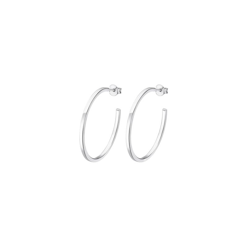 LOTUS SILVER - Aros LP3203-4/3 Lotus Silver Mujer Hoops