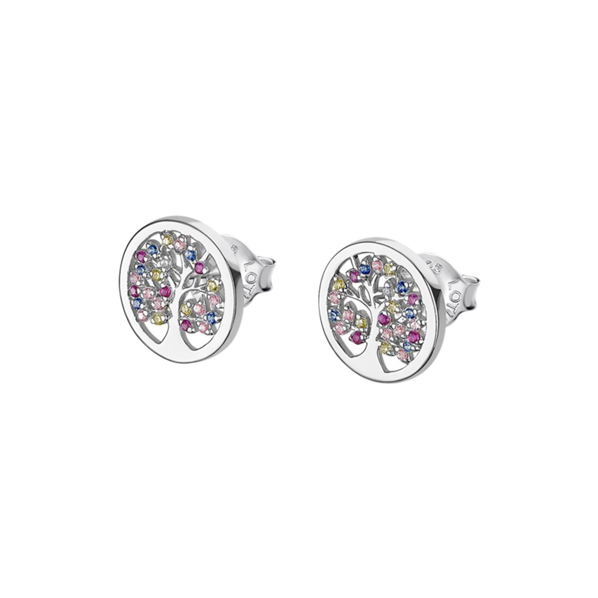 LOTUS SILVER - Aros LP1890-4/1 Lotus Silver Mujer Tree of Life